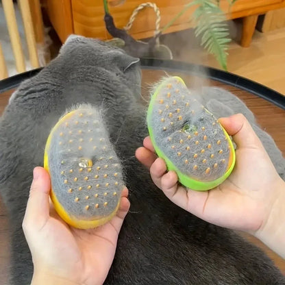 Steamy Dog Brush Electric Spray Cat Hair Brush